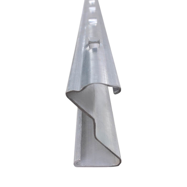 Zaunpfosten 10 pcs Silber 200 cm Stahl