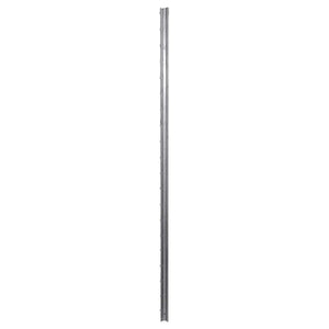 Zaunpfosten 10 pcs Silber 200 cm Stahl