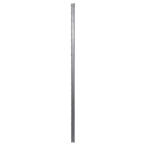 Zaunpfosten 10 pcs Silber 200 cm Stahl