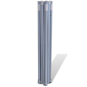 Faltzelt 3x3 m Blau mit 4 Seitenwänden