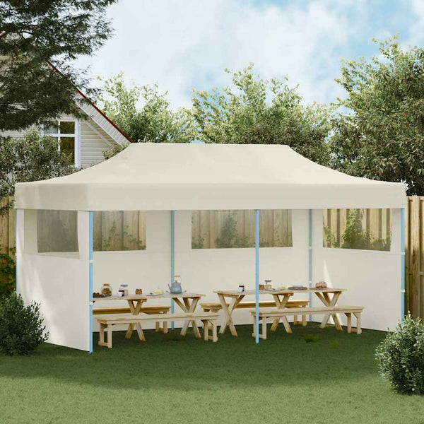 Faltbares Partyzelt Creme 3x6 m