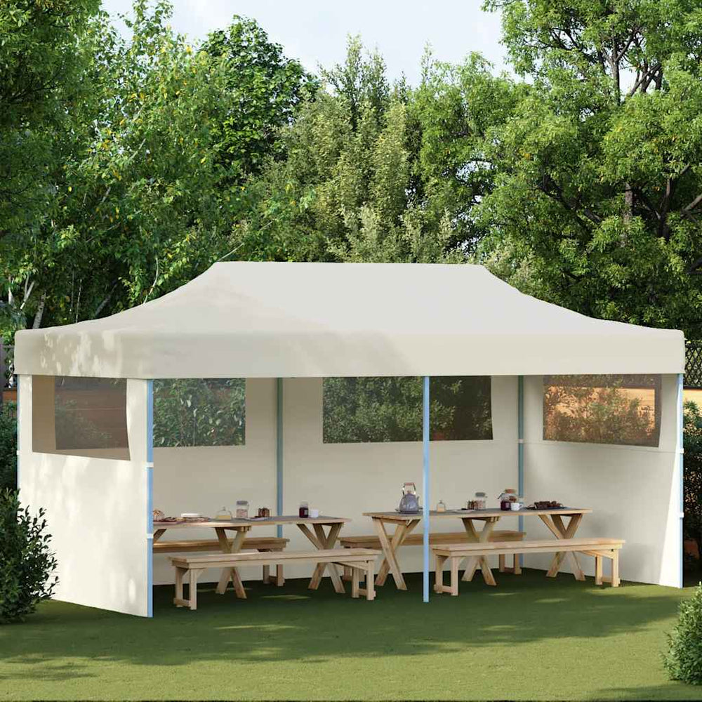 Faltbares Partyzelt Creme 3x6 m