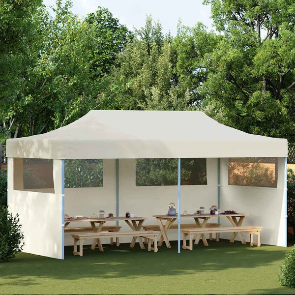 Faltbares Partyzelt Creme 3x6 m