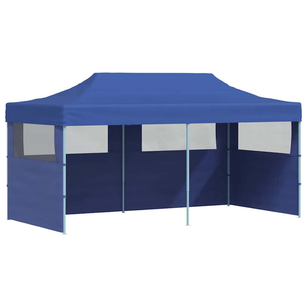 Blaues Faltbares Partyzelt 3x6 m