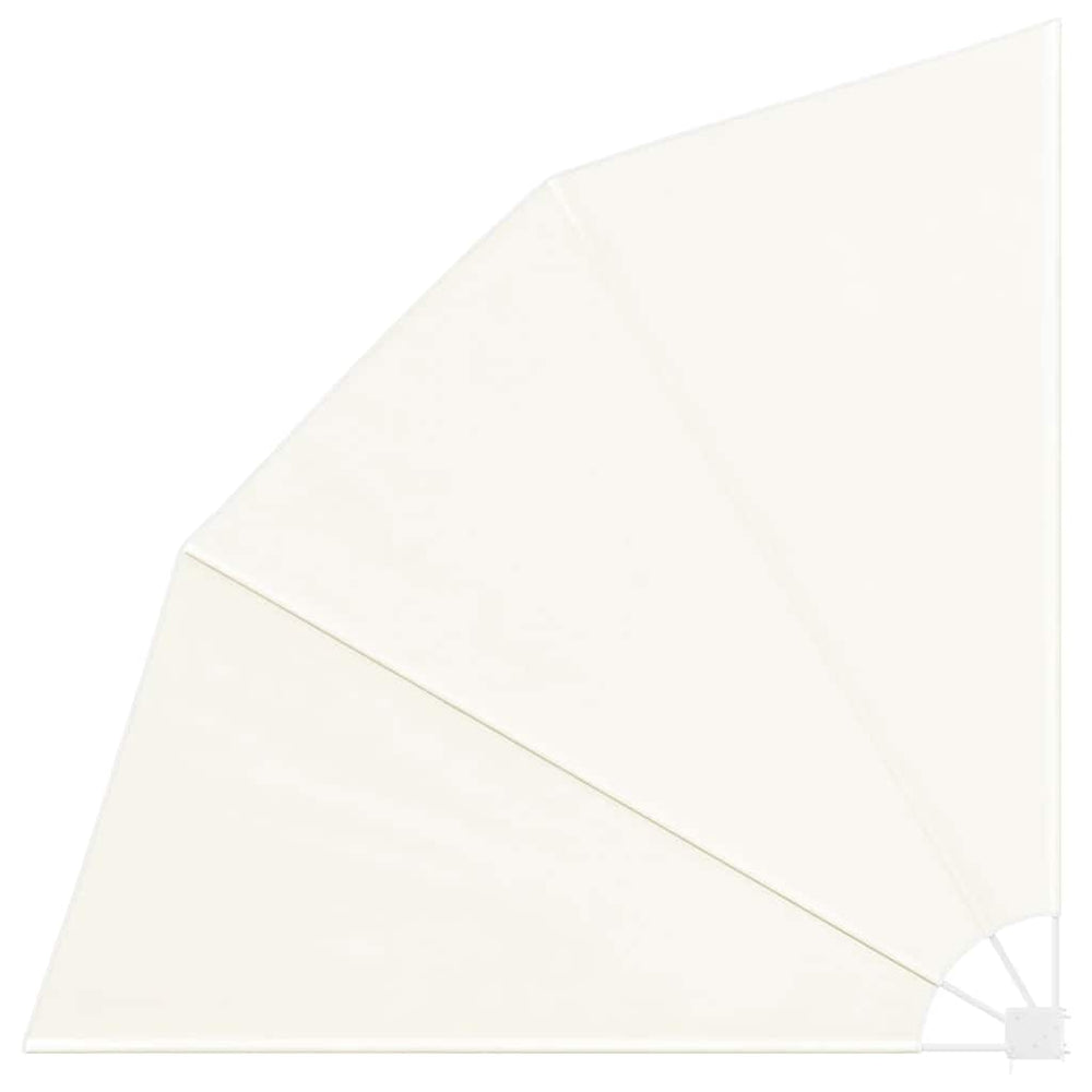 Faltbarer Balkonfächer Creme 210x210 cm