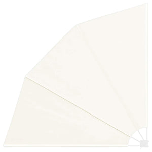 Faltbarer Balkonfächer Creme 210x210 cm