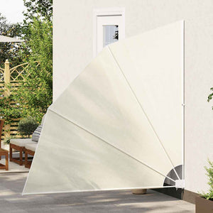 Faltbarer Balkonfächer Creme 210x210 cm