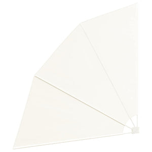 Faltbarer Balkonfächer Creme 210x210 cm