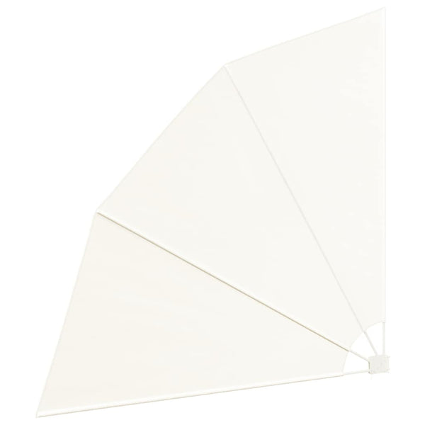 Faltbarer Balkonfächer Creme 210x210 cm