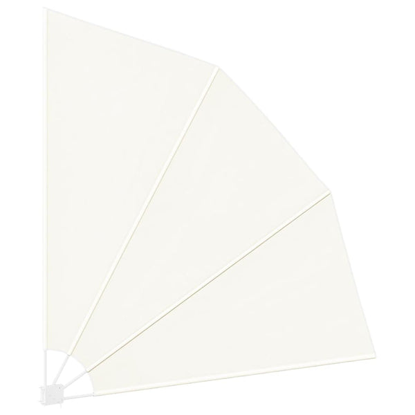 Faltbarer Balkonfächer Creme 210x210 cm