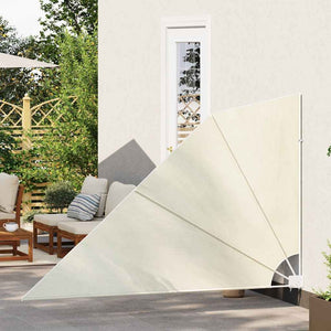 Faltbarer Balkonfächer Creme 160x240 cm