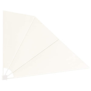 Faltbarer Balkonfächer Creme 160x240 cm