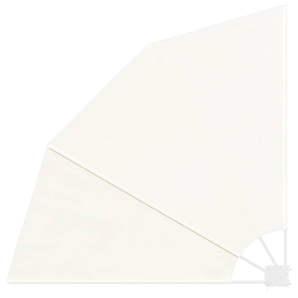 vidaXL Foldable Balcony Screen Cream 140x140 cm