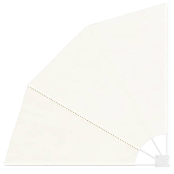 Faltbarer Balkonfächer Creme 140x140 cm