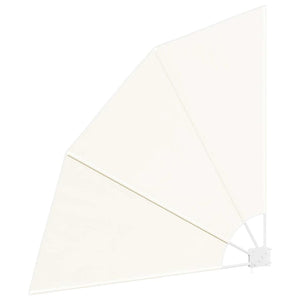 Faltbarer Balkonfächer Creme 140x140 cm