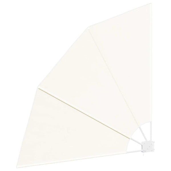 Faltbarer Balkonfächer Creme 140x140 cm