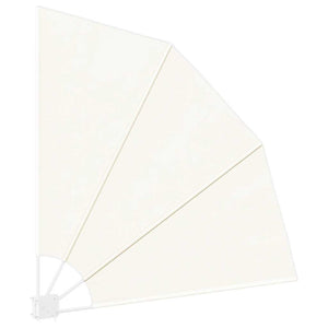 Faltbarer Balkonfächer Creme 140x140 cm