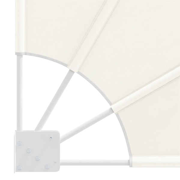 Faltbarer Balkonfächer Creme 140x140 cm