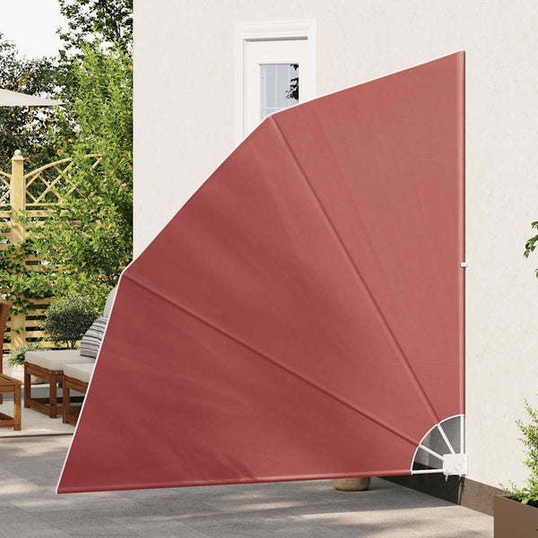 Faltbarer Balkonfächer Terracotta-Rot 210x210 cm