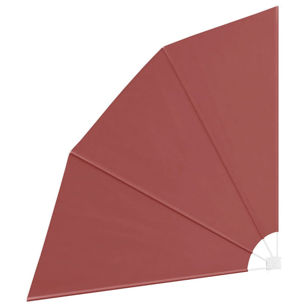 Faltbarer Balkonfächer Terracotta-Rot 210x210 cm