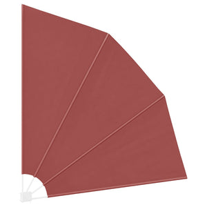 Faltbarer Balkonfächer Terracotta-Rot 210x210 cm