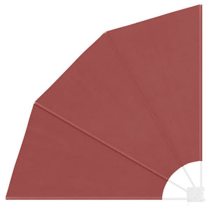Faltbarer Balkonfächer Terracotta-Rot 140x140 cm