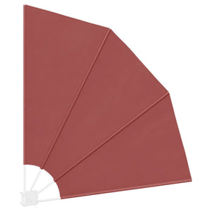 Faltbarer Balkonfächer Terracotta-Rot 140x140 cm