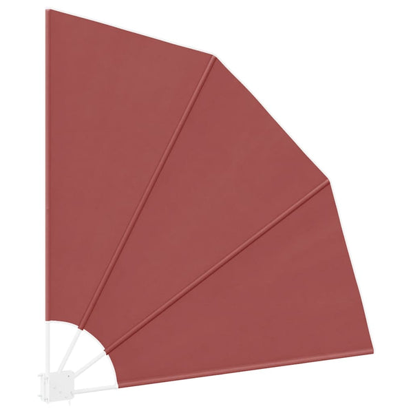 Faltbarer Balkonfächer Terracotta-Rot 140x140 cm