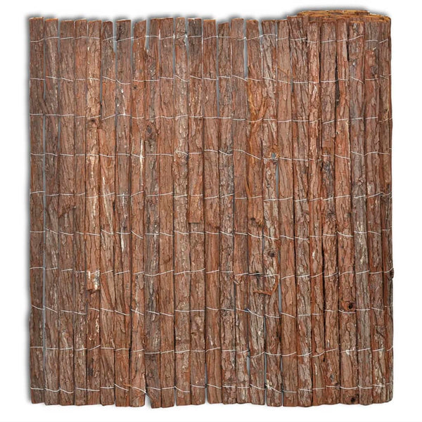 Rindenzaun 400×100 cm