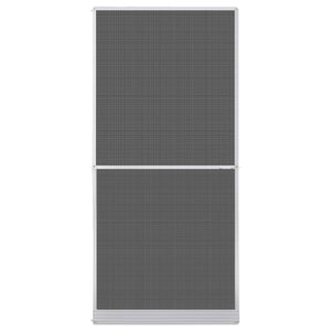 Schwenkbarer Insektenschutz 100x215 cm, Weiß/Schwarz