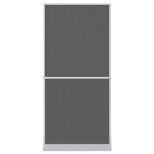 Schwenkbarer Insektenschutz 100x215 cm, Weiß/Schwarz