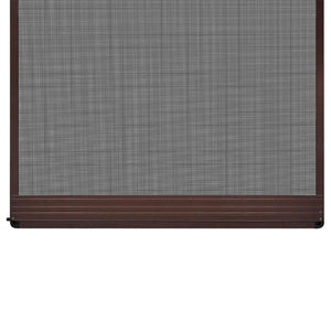 Schwenkbarer Insektenschutz 100x215cm Braun/Schwarz