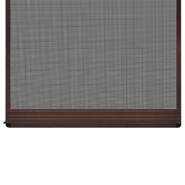 Schwenkbarer Insektenschutz 100x215cm Braun/Schwarz