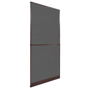 Schwenkbarer Insektenschutz 100x215cm Braun/Schwarz