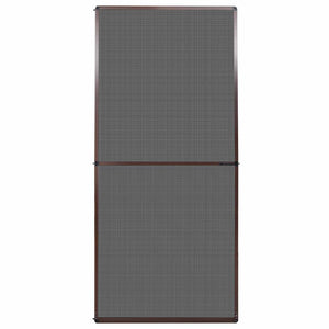 Schwenkbarer Insektenschutz 100x215cm Braun/Schwarz