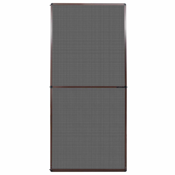 Schwenkbarer Insektenschutz 100x215cm Braun/Schwarz