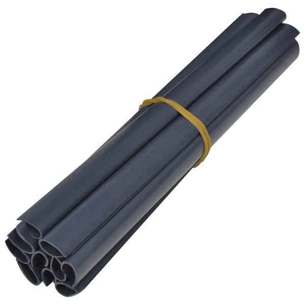 Dunkelgrauer PVC Gartenzaun-Sichtschutz 70x0,19m
