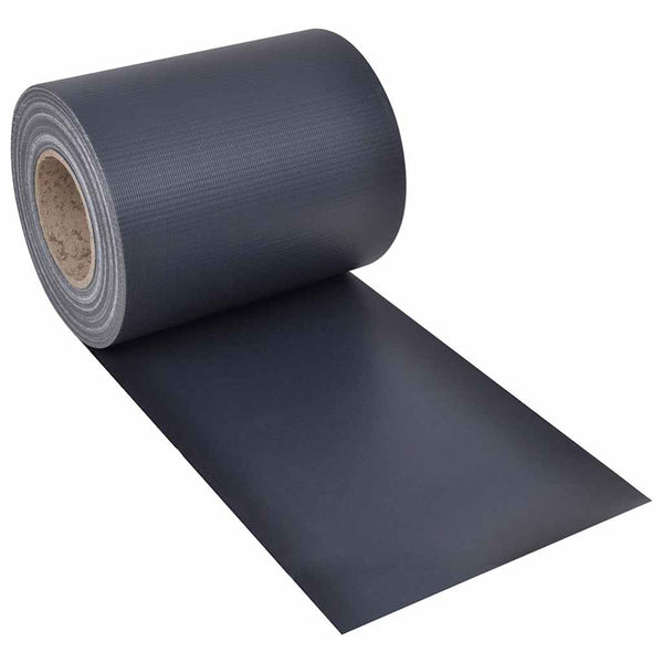 Dunkelgrauer PVC Gartenzaun-Sichtschutz 70x0,19m