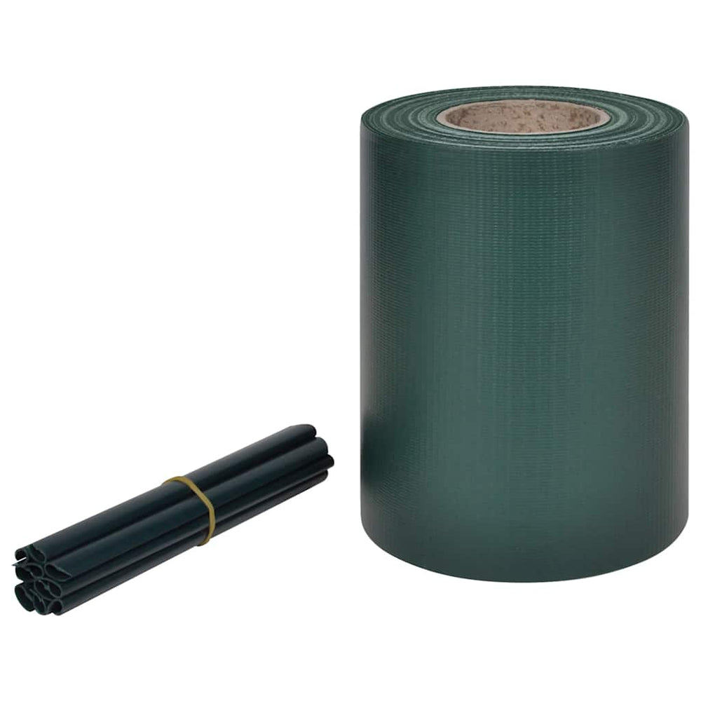 Gartenzaun Sichtschutz PVC Grün 70x0,19 m