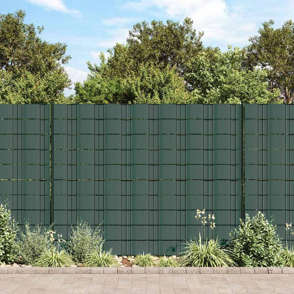 Gartenzaun Sichtschutz PVC Grün 70x0,19 m