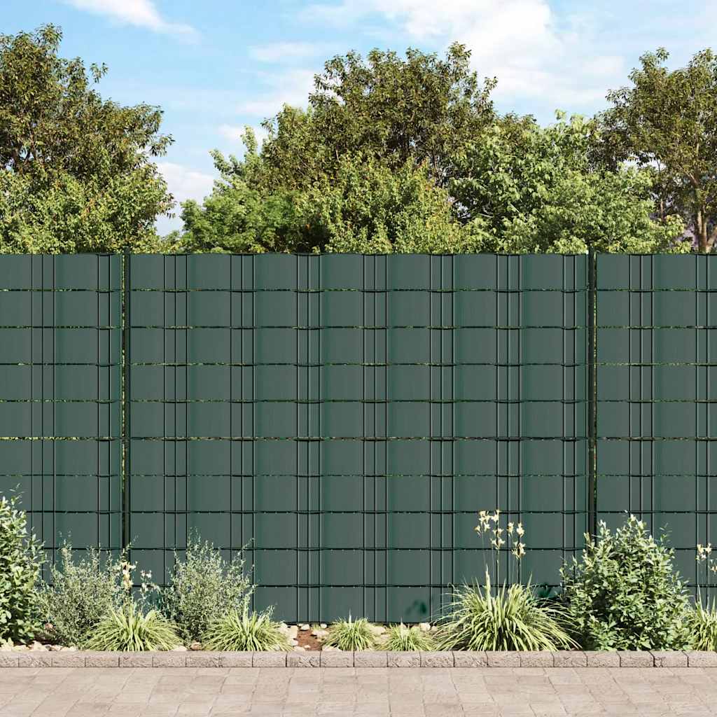 Gartenzaun Sichtschutz PVC Grün 70x0,19 m