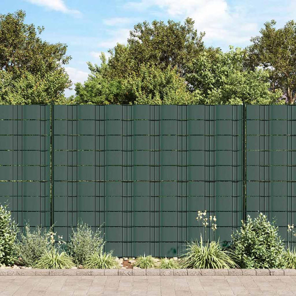 Gartenzaun Sichtschutz PVC Grün 70x0,19 m