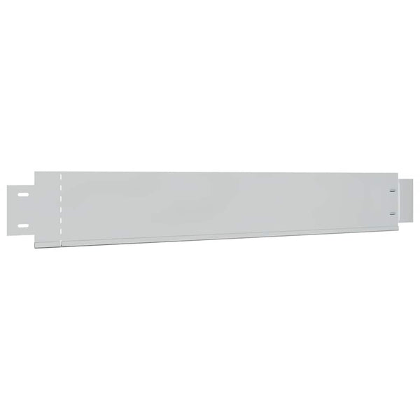Flexible Rasenkante 5-er Set Verzinkter Stahl 100x14 cm