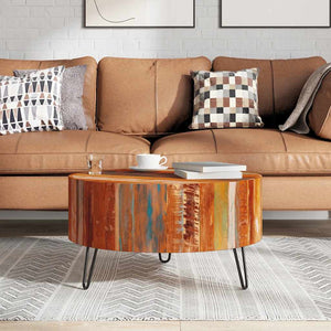 Couchtisch Altholz Massiv Rund