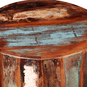 Massiver Hocker aus Altholz