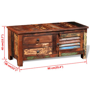 TV-Schrank Massivholz Altholz