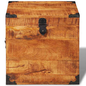 Würfel Truhe aus Mangoholz