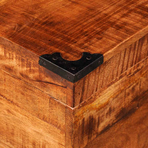 Würfel Truhe aus Mangoholz