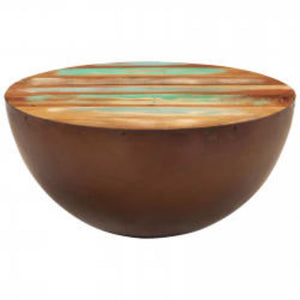 Couchtisch Schalenform Altholz Massiv