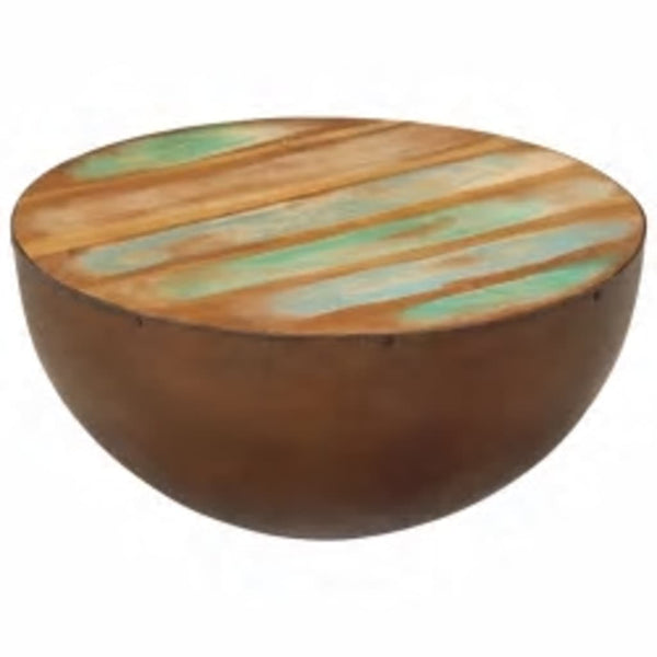 Couchtisch Schalenform Altholz Massiv